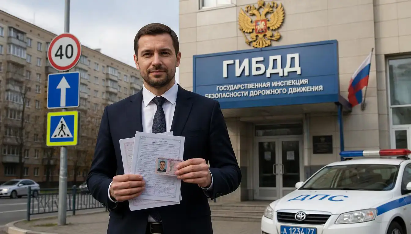 Возврат прав после лишения — водительское удостоверение и документы на столе в Сургуте, ХМАО-Югра