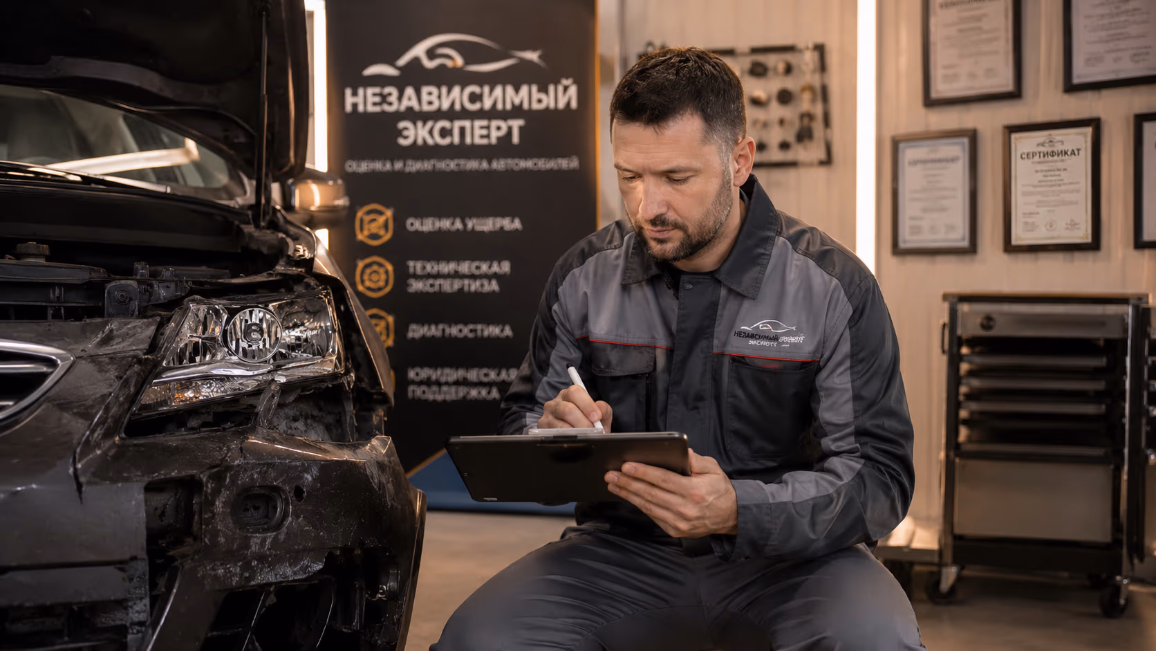 Независимая экспертиза автомобиля в Сургуте — осмотр повреждений на станции