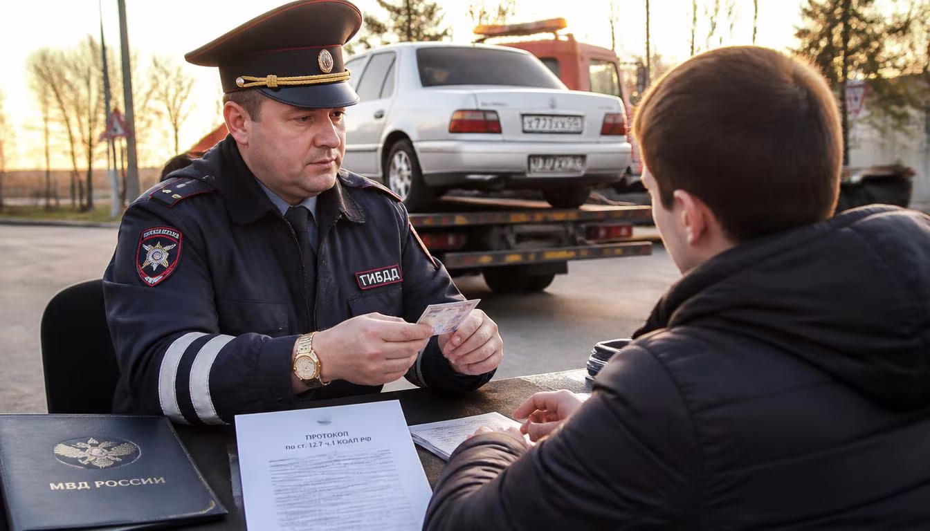 Езда без прав после лишения — наказание по ст 12.7 КоАП и задержание авто в Сургуте, ХМАО-Югра