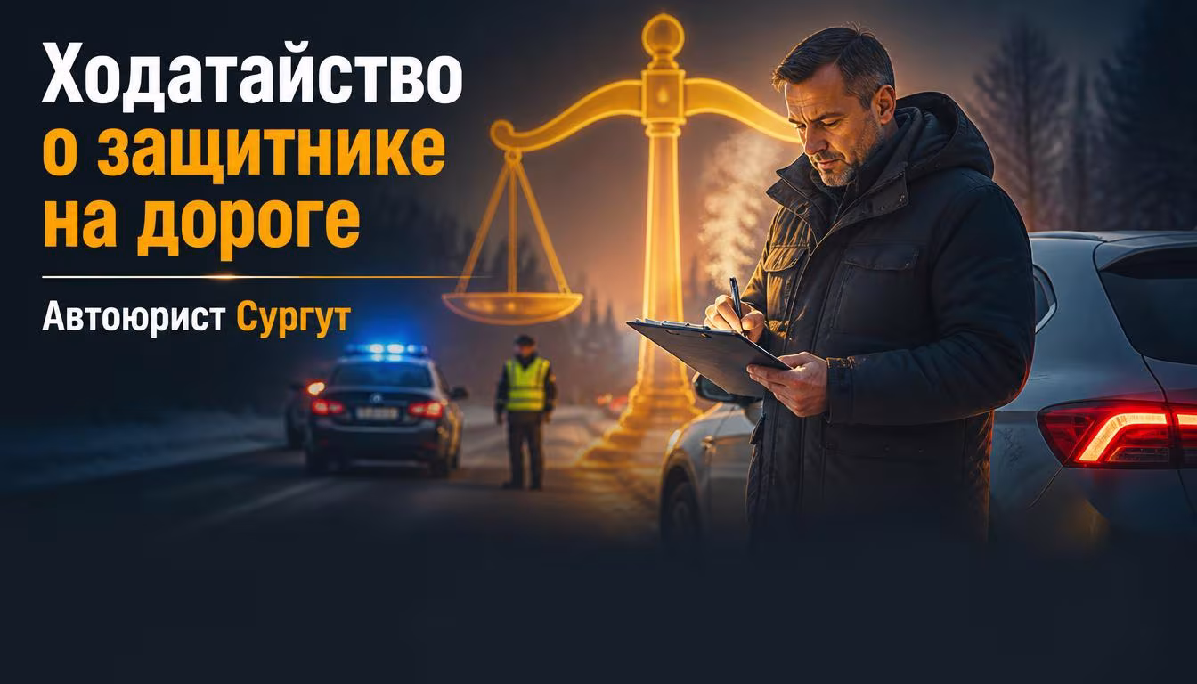 Ходатайство о защитнике при составлении протокола ГИБДД