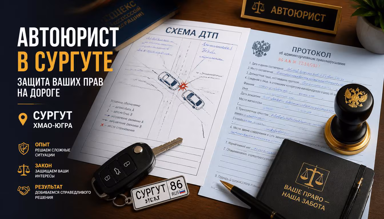 Как оспорить вину в ДТП в Сургуте