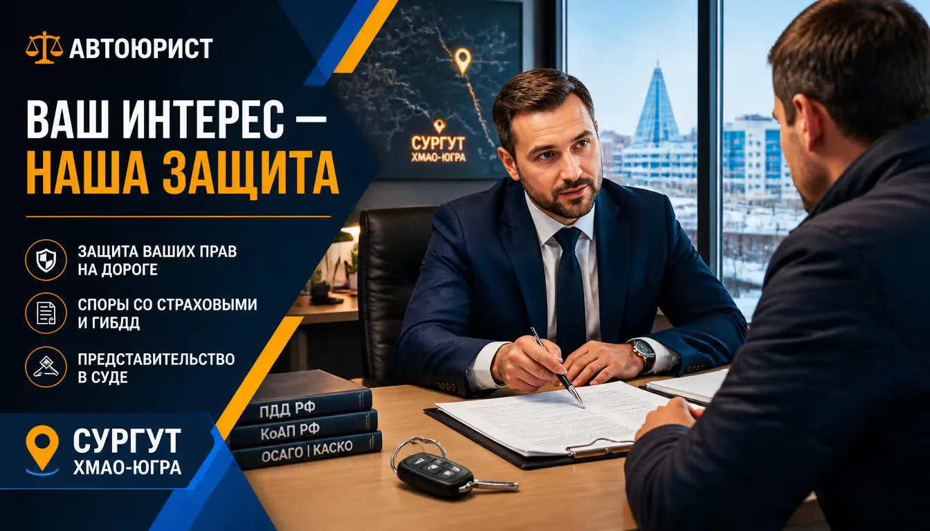 Автоюрист в Сургуте: бесплатная консультация