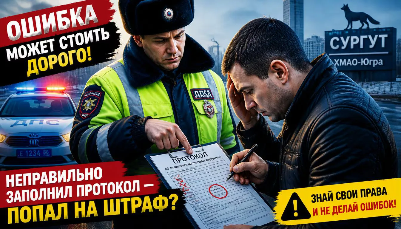 5 ошибок водителя при заполнении протокола ГИБДД