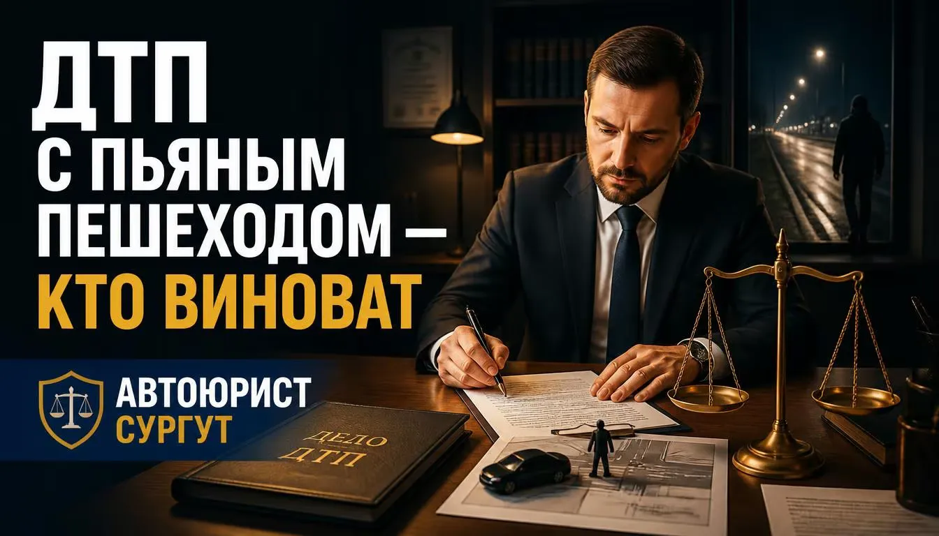 ДТП с пьяным пешеходом: кто виноват и как доказать