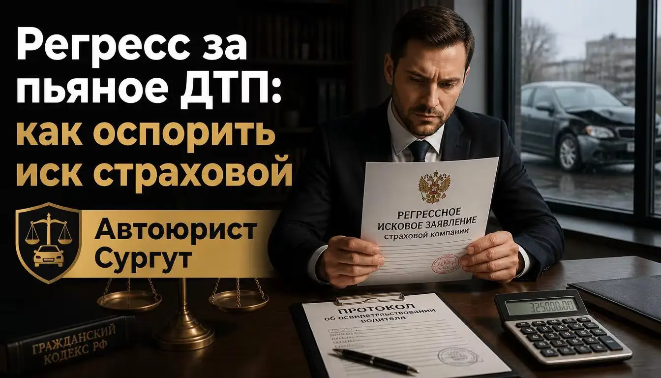 Регресс за пьяное ДТП: как отбить иск страховой компании
