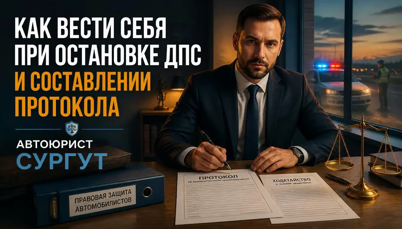 Как вести себя при остановке ДПС и составлении протокола