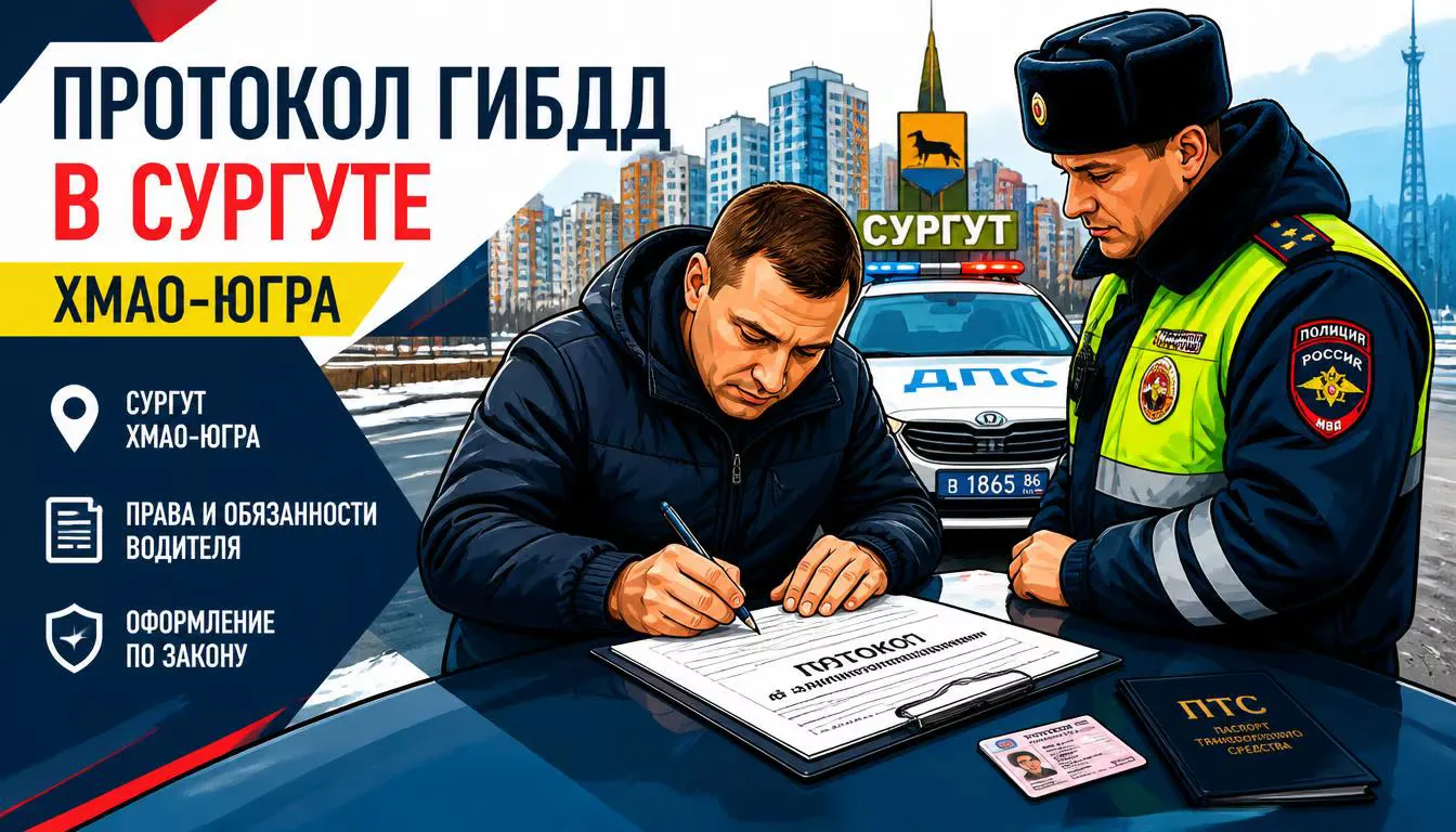 Как заполнять протокол ГИБДД: инструкция