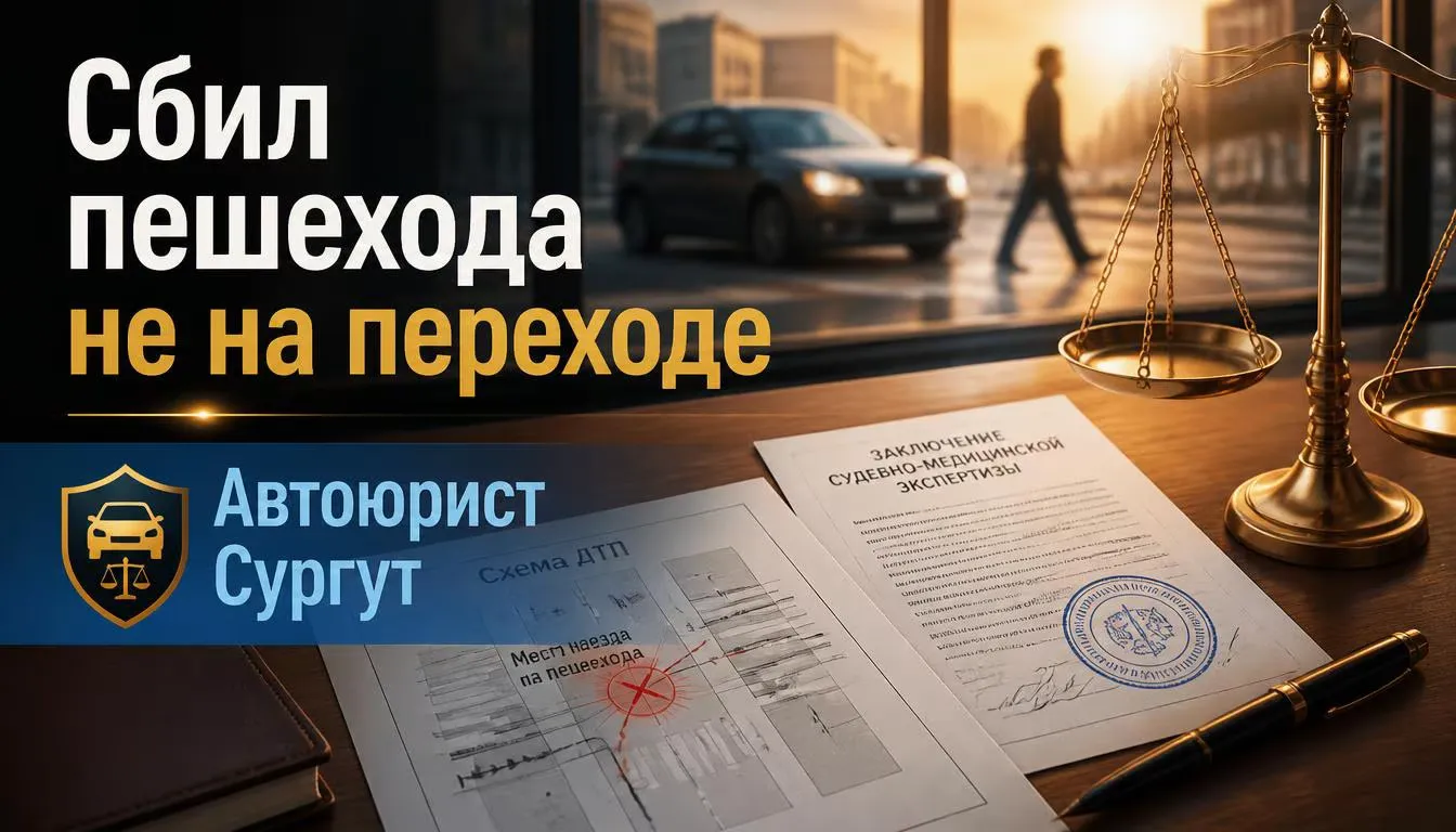 Сбил пешехода не на переходе: моя вина и что грозит