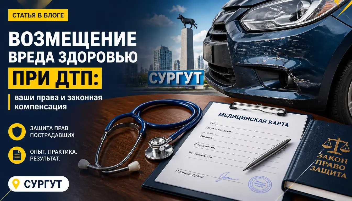 Возмещение вреда здоровью при ДТП