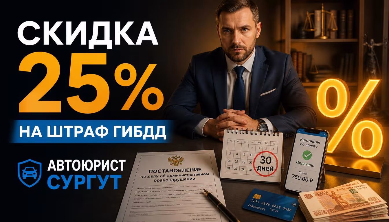 Скидка 25% на штраф ГИБДД: как оплатить за 30 дней