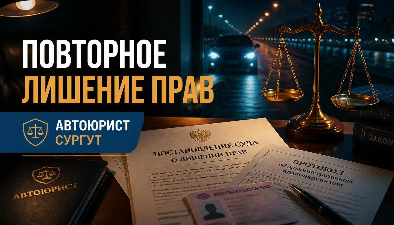 Повторное лишение прав: что грозит в 2026 году