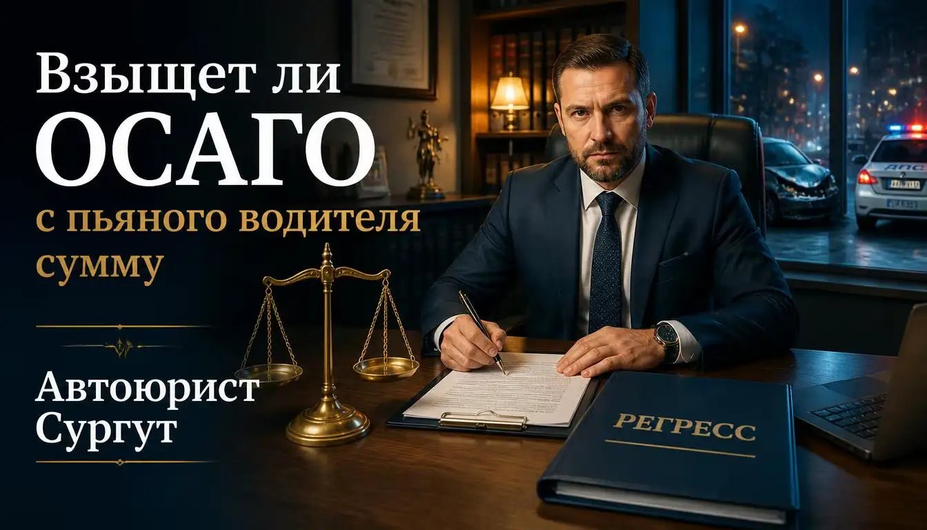 Взыщет ли ОСАГО с пьяного водителя сумму: регресс в 2026